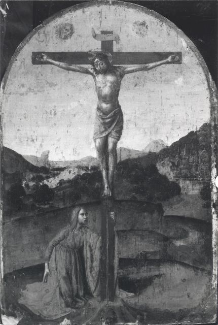 A. C. Cooper — Rosselli Cosimo - sec. XV/ XVI - Cristo crocifisso con santa Maria Maddalena — insieme